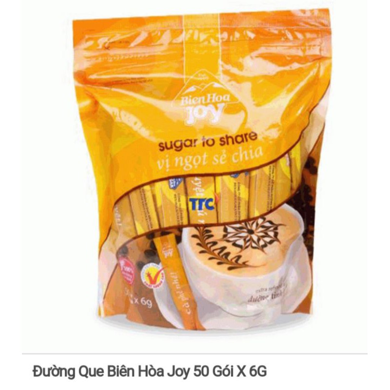 Đường que Biên Hòa Joy 50 gói x 6G