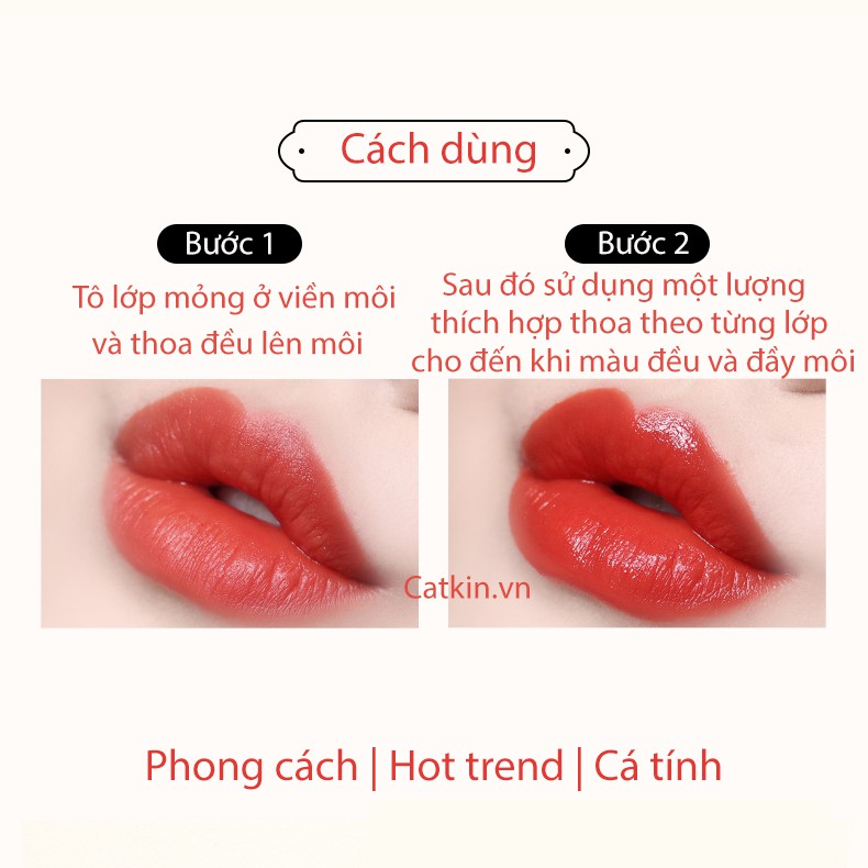 Son kem lì Catkin Velvet mẫu mới 2020 chất mềm mịn dưỡng môi nhiều | BigBuy360 - bigbuy360.vn