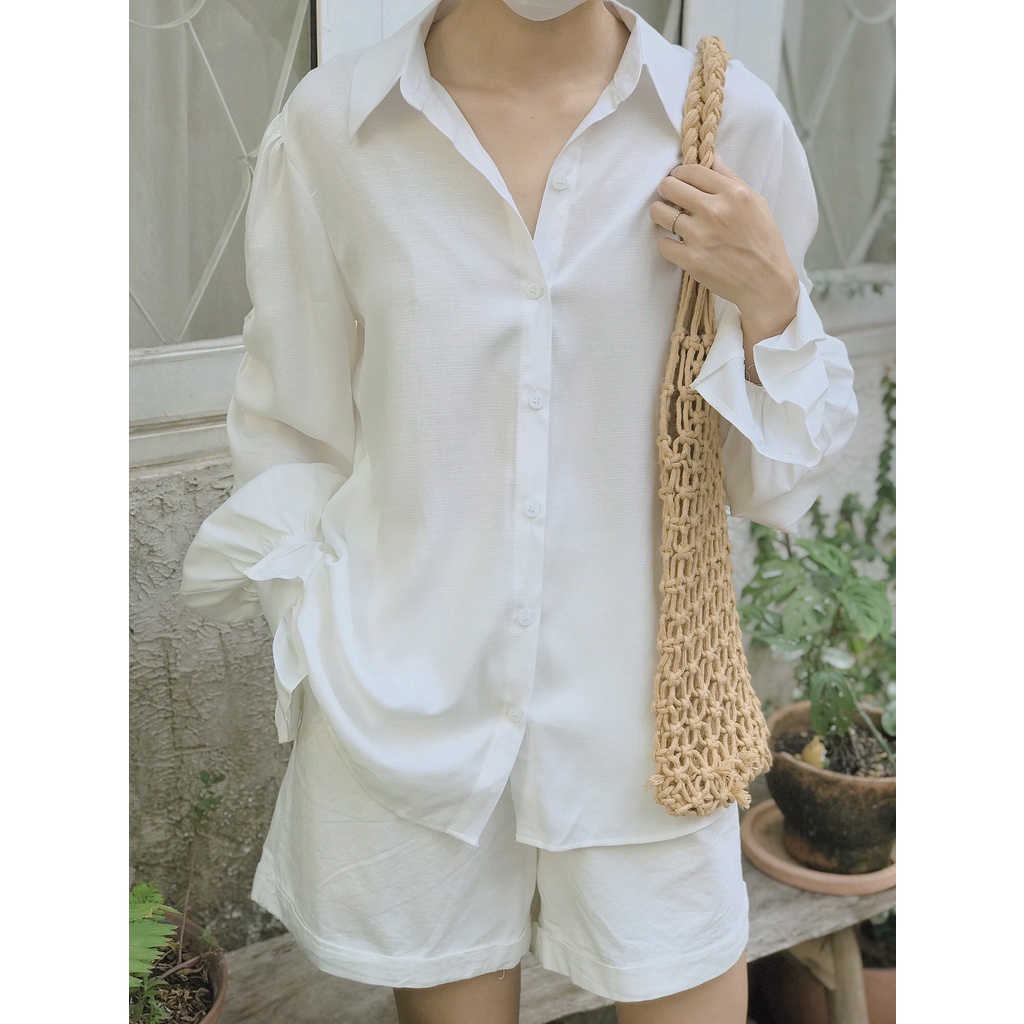 Áo somi tay bèo / SM04-W