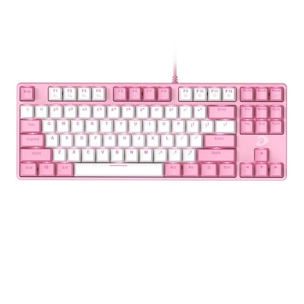 [Mã 44ELSALE2 giảm 7% đơn 300K] Bàn phím cơ Dareu EK87- Đèn led raibown - Mix keycap - Bảo hành 24 tháng - Lỗi 1 đổi 1