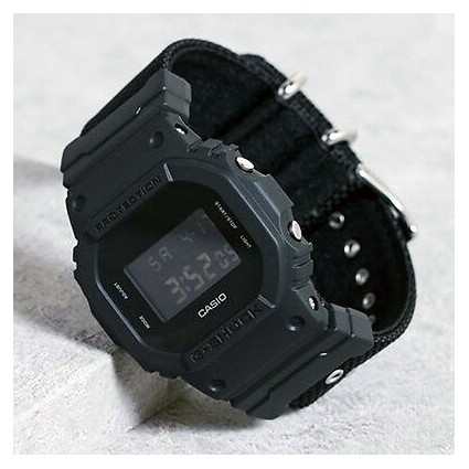 Đồng Hồ Casio Nam Dây Vải Chính Hãng GSHOCK DW-5600BBN-1DR