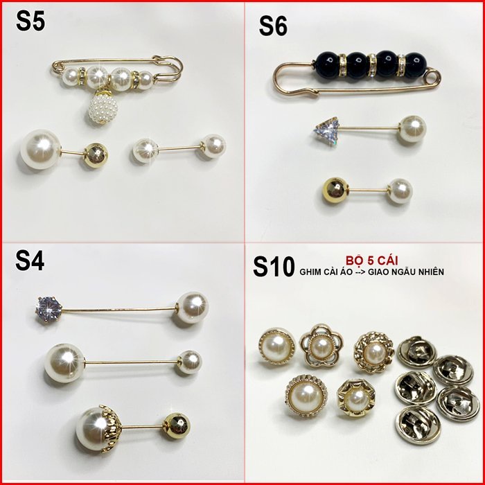 SHOPPRO CA01 - CÀI ÁO CAO CẤP - KIỂU GHIM CÀI ÁO VÁY, ÁO VEST DÀNH CHO NỮ