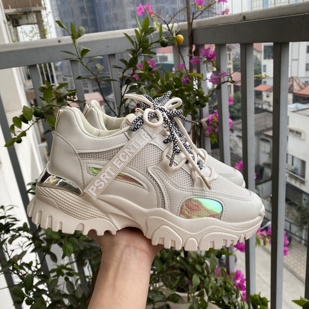 Giày sneaker nữ HAPU thể thao thời trang , cá tính 707 Hot Trend mới nhất 2021 ( 3 màu )