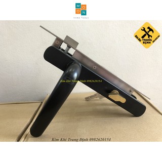 Khóa AG tay đen, củ khóa bằng đồng, dùng cho cửa nhôm hệ cao cấp, cử gỗ, cửa sắt hộp..
