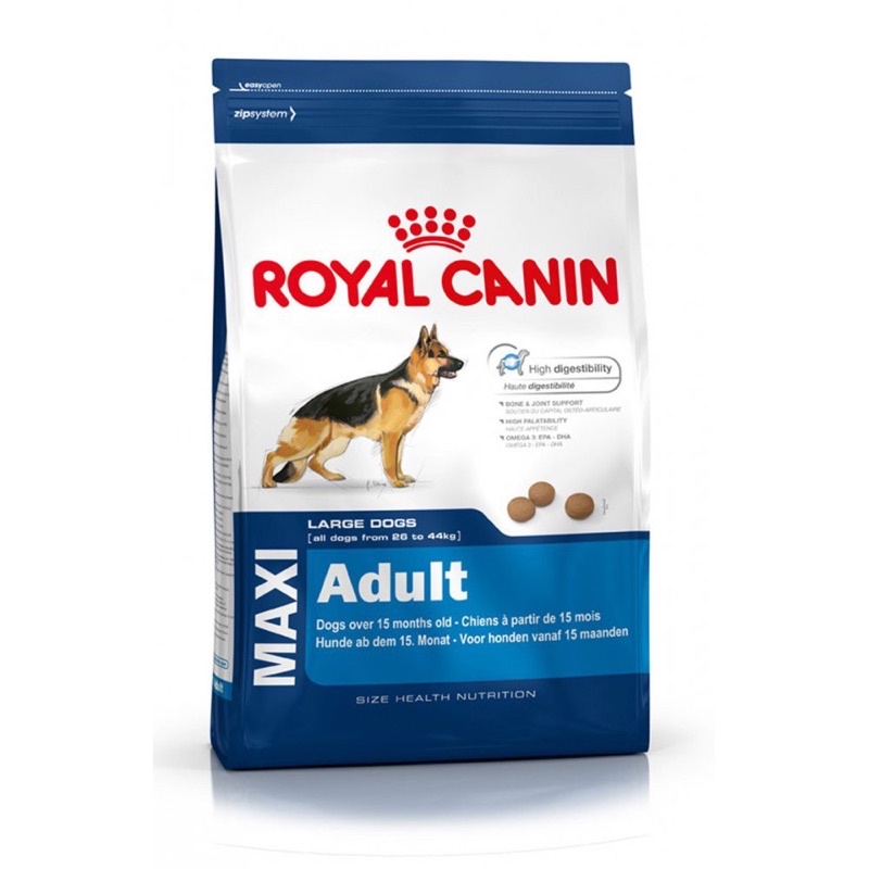 [Mã 252FMCGSALE giảm 8% tối đa 100k đơn 500K] THỨC ĂN CHO CHÓ ROYAL CANIN MAXI ADULT