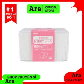 Bông tẩy trang Miniso 1000 miếng Nhật Bản mềm mỏng thấm hút tốt " Seoul Cosmetic 88
