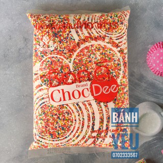 Kẹo trang trí BÁNH bi 7 màu Thái Lan gói nguyên 1kg - BK01A