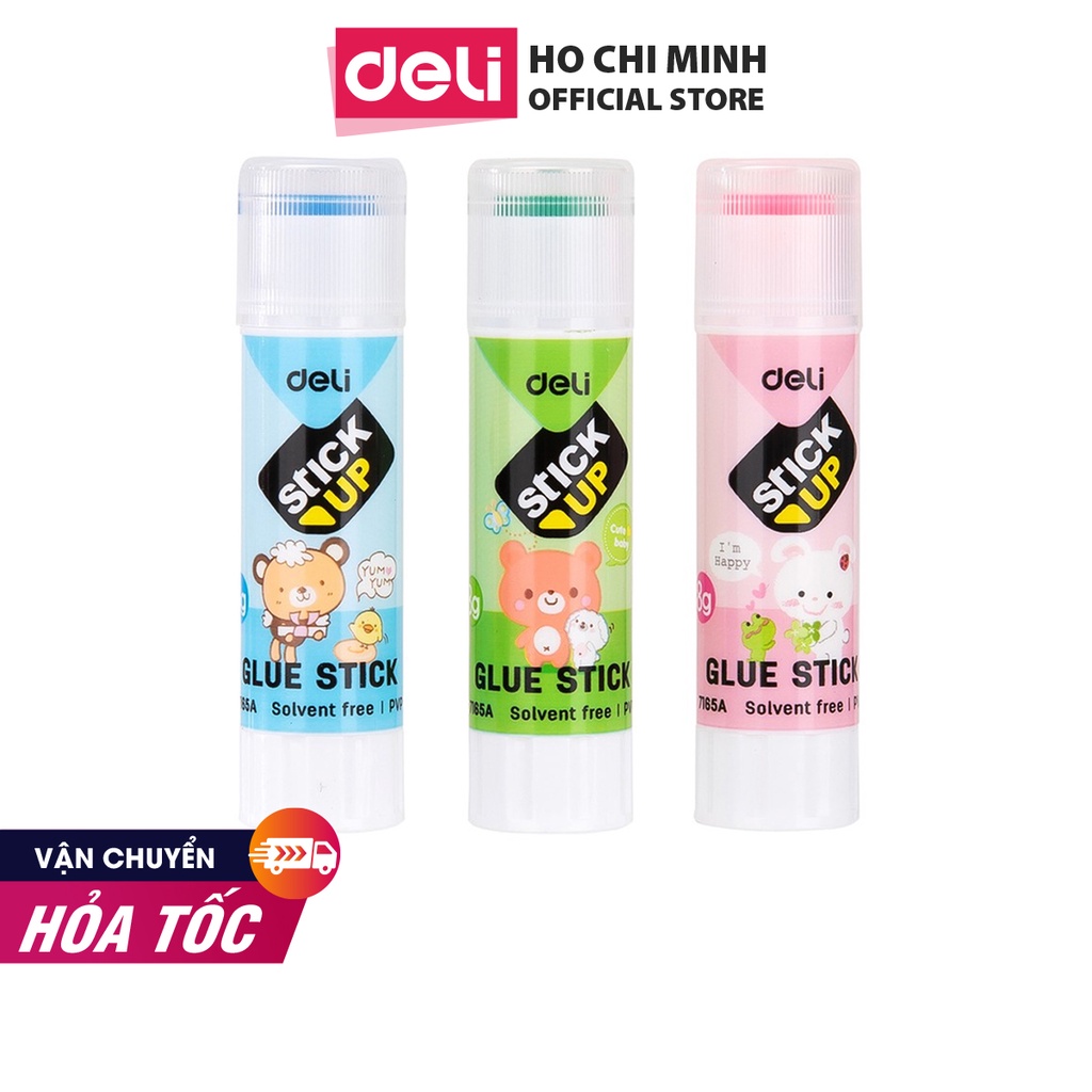 Hồ khô Deli - màu ngẫu nhiên - 1 lọ - E7165A