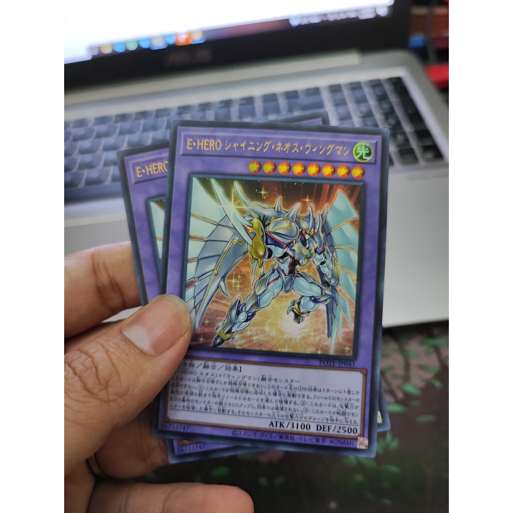 1 lá thẻ bài Elemental HERO Shining Neos Wingman - POTE-JP041 - Ultra Rare