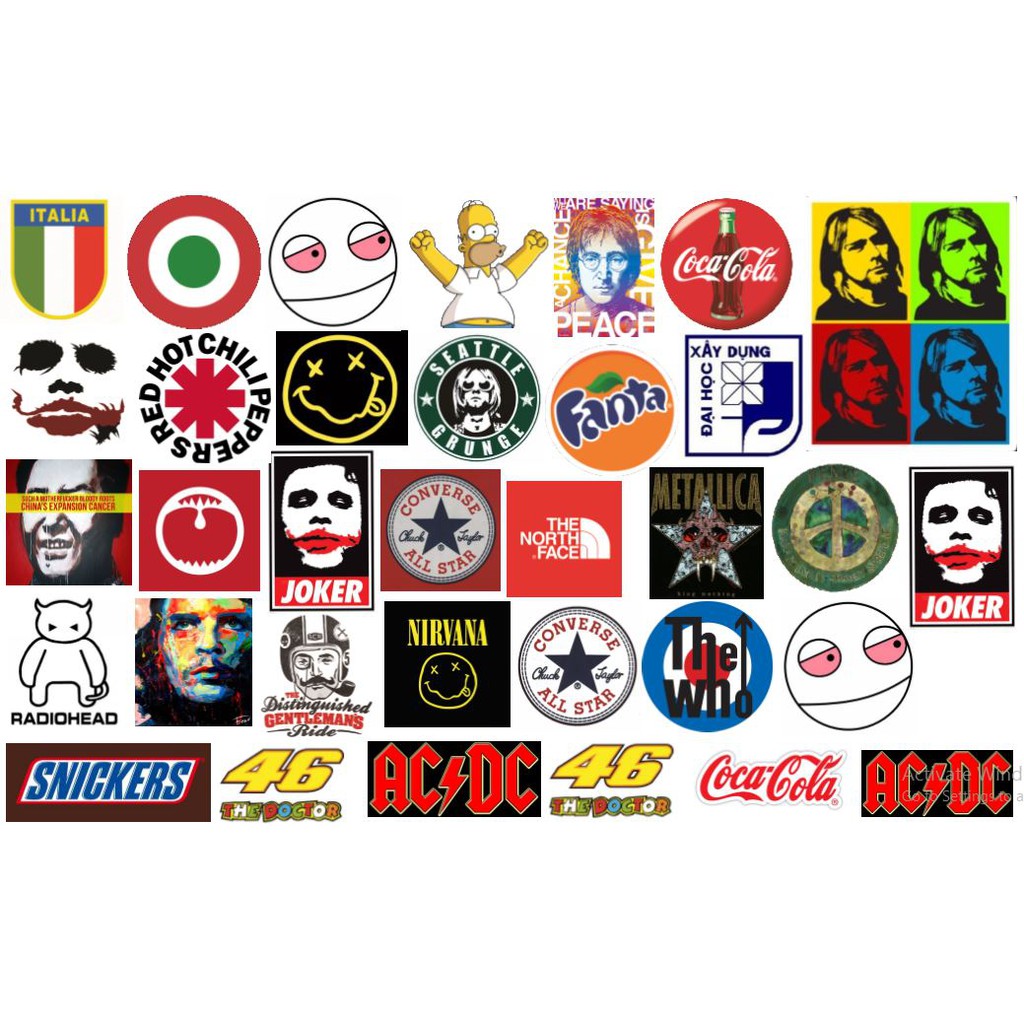 STICKER dán Vali, xe, barber shop, Mũ bảo hiểm , macbook, đàn, tường... Nhập mã GIẢM GIÁ 15k khi mua từ 3 set