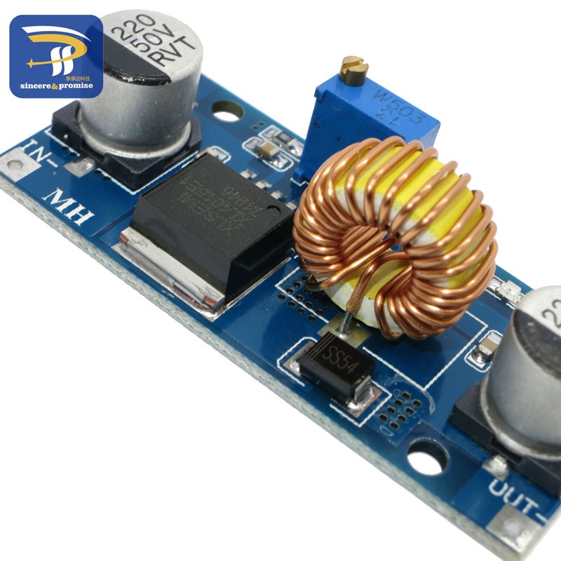 Mô Đun Hạ Áp Đèn LED Lithium 5A / 4015 / 5A / 4015 Có Thể Điều Chỉnh