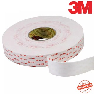 [TIỆN LỢI] Băng Keo Cường Lực 2 Mặt 3M VHB 4945 12mmx33m có khả năng liên kết các bề mặt năng lượng cao và trung bình