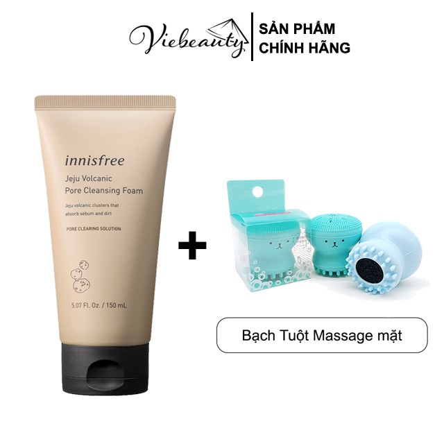 Sữa Rửa Mặt Tro Núi Lửa Innisfree Giúp Se Khít Lỗ Chân Lông Jeju Volcanic Pore Cleansing Foam 150ml - Khongcoson | BigBuy360 - bigbuy360.vn