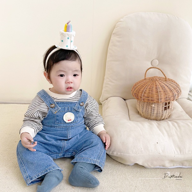 Quần Yếm Denim Phong Cách Mới Cho Bé