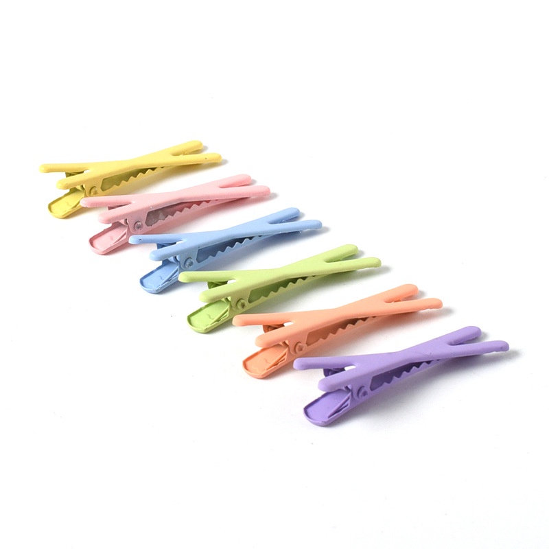 Kẹp Tóc Kim Loại Cao Su Phong Cách Hàn Quốc 4.5cm