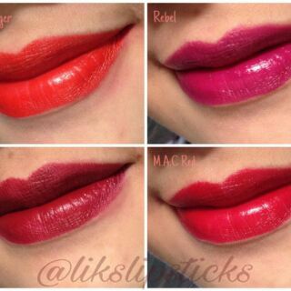 [Tách set] Son MAC mini Nutcracker sweet RED lipstick kit