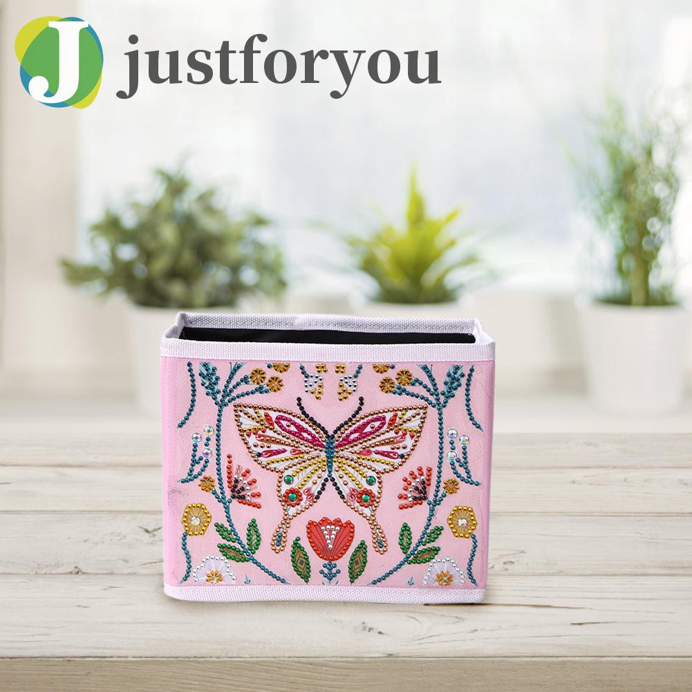 Justforyou DIY Diamond Painting Folding Storage Box Home Craft Art Kit Organizer Case