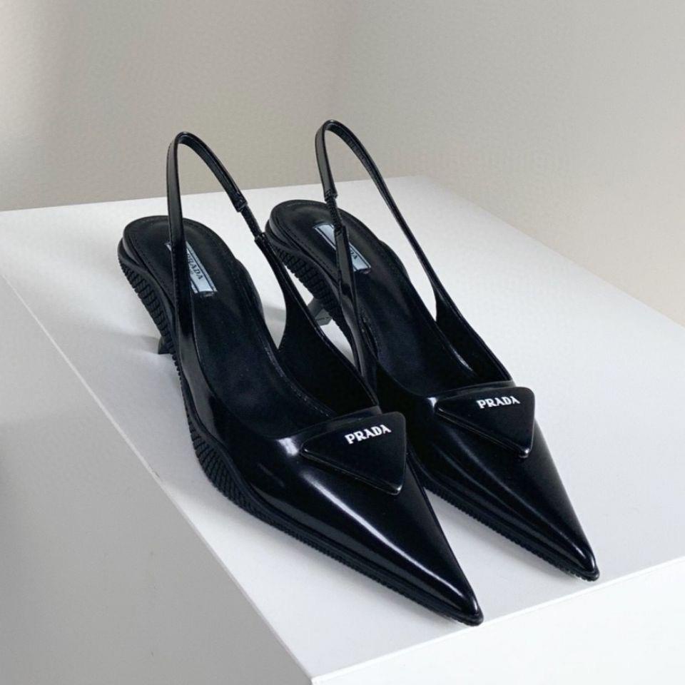 Giày cao gót sandal mũi nhọn phong cách thời trang mới 2022 cho nữ