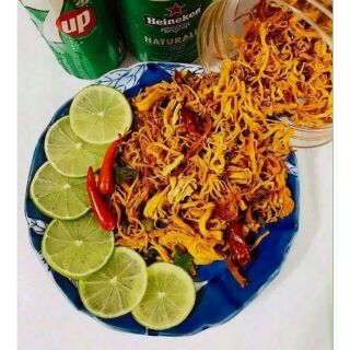 Khô gà lá chanh NHÀ LÀM ( HÌNH TỰ CHỤP)