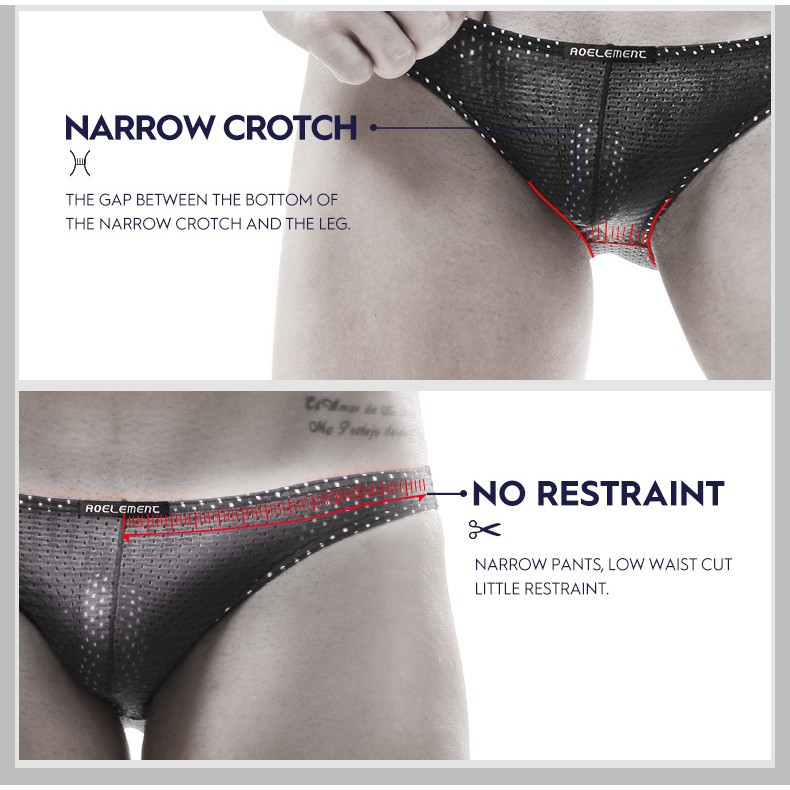 Set 4 quần lót boxer thoáng khí gợi cảm cho nam