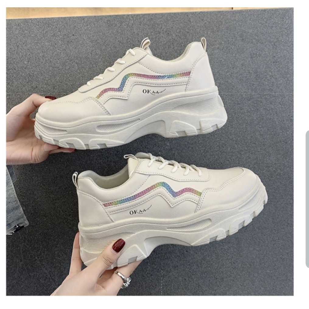 (XẢ KHO) Giầy thể thao nữ,đế độn 5p, kiểu dáng trẻ trung, Hàng bao đẹp, đổi, trả miễn ship nếu không ưng | BigBuy360 - bigbuy360.vn