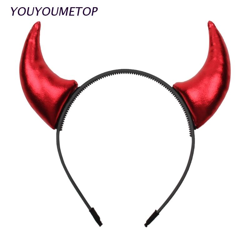 Băng đô hình sừng quỷ hóa trang Halloween