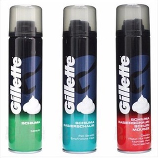 BỌT CẠO RÂU GILLETTE NHẬP KHẨU ANH  300ML/200ML