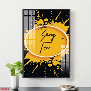 Tranh Laminate Tráng Gương - Tranh Treo Văn Phòng Slogan Tạo Động Lực - Phòng Marketing