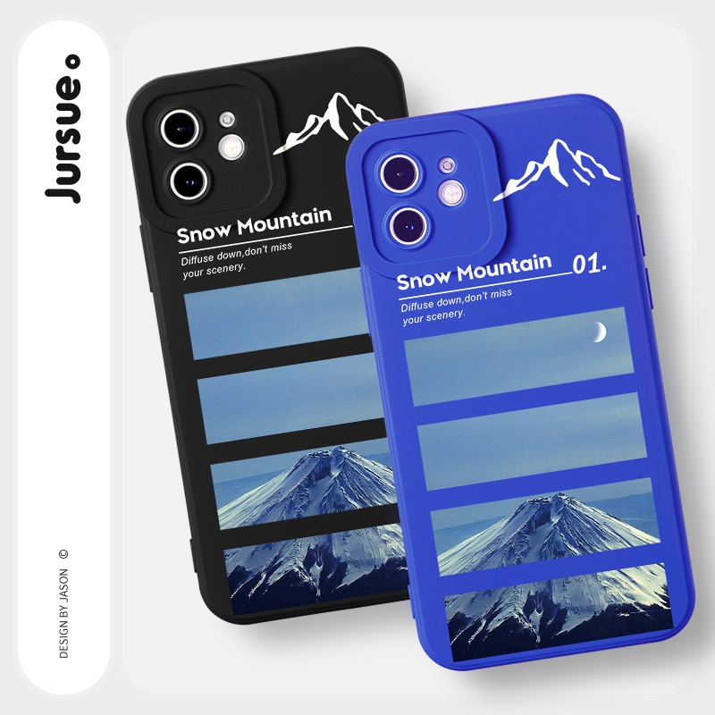 Ốp lưng JURSUE mềm hình dễ thương đẹp Thích Hợp cho iPhone 13 12 11 Pro Max SE 2020 X XR XS 8 7 ip 6S 6 Plus Y1853