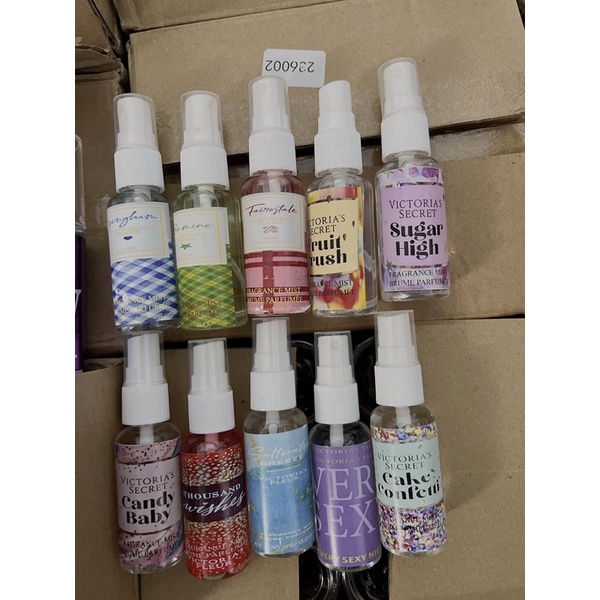Body mist xịt thơm toàn thân chai 30ml nhỏ gọn - Victoria và Bath & Body