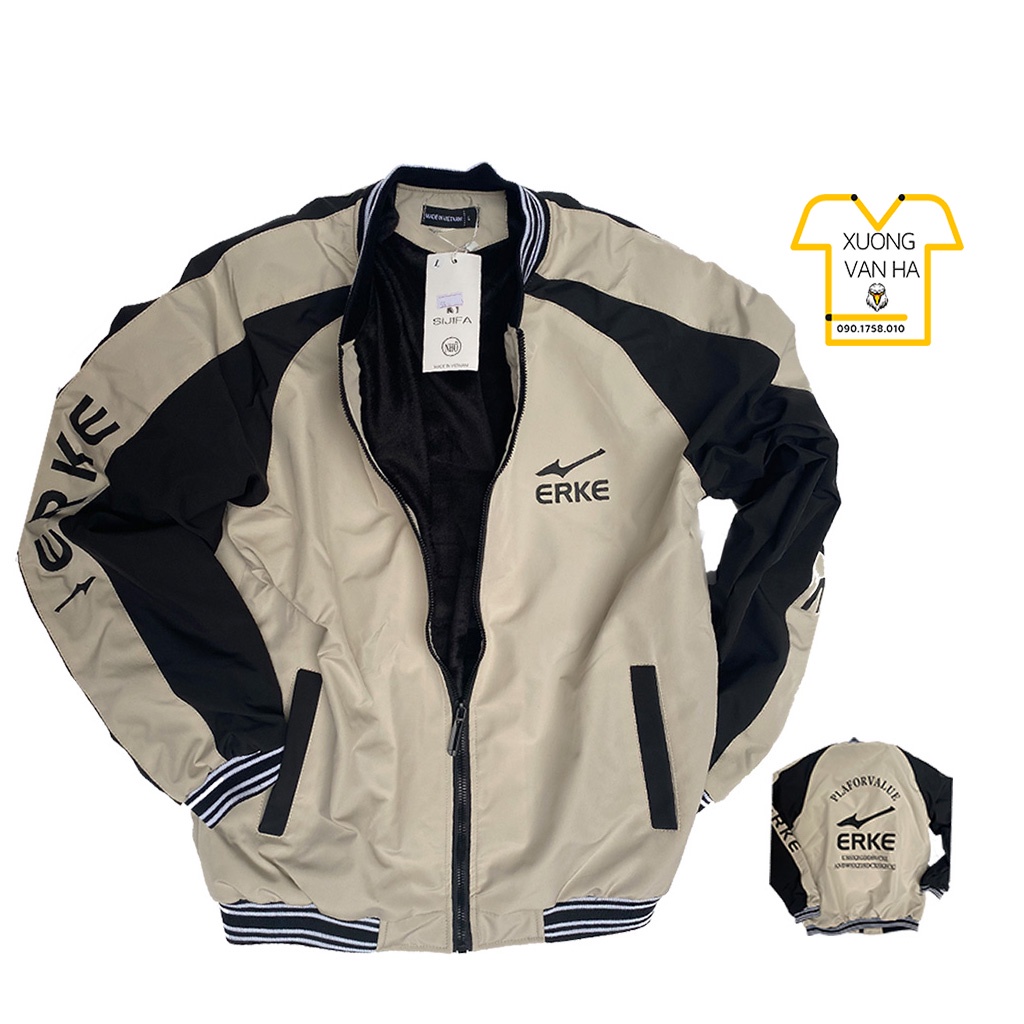 ÁO GIÓ ERIE LÓT LÔNG CAO CẤP - XƯỞNG VÂN HÀ