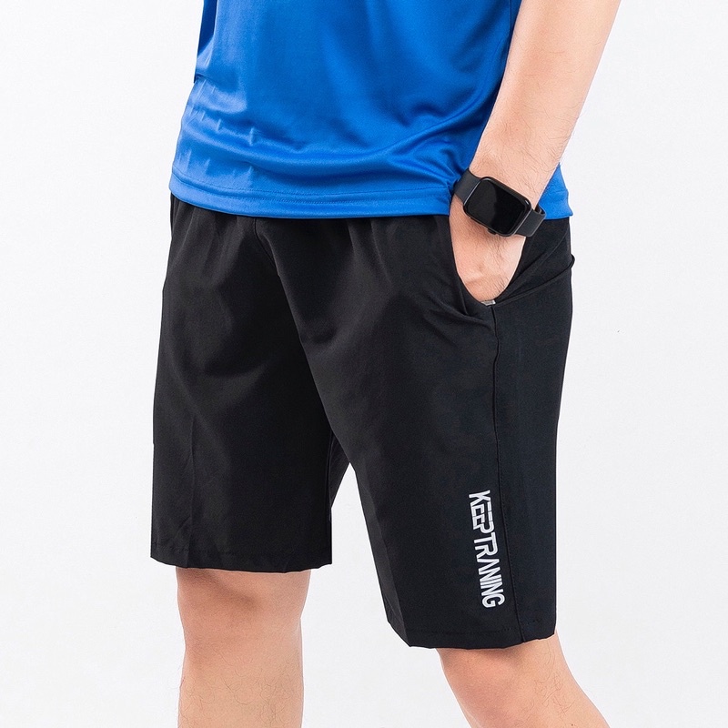 Quần đùi nam ANGEL STORE, quần short nam vải gió cao cấp co giãn thể thao vận động thoải mái