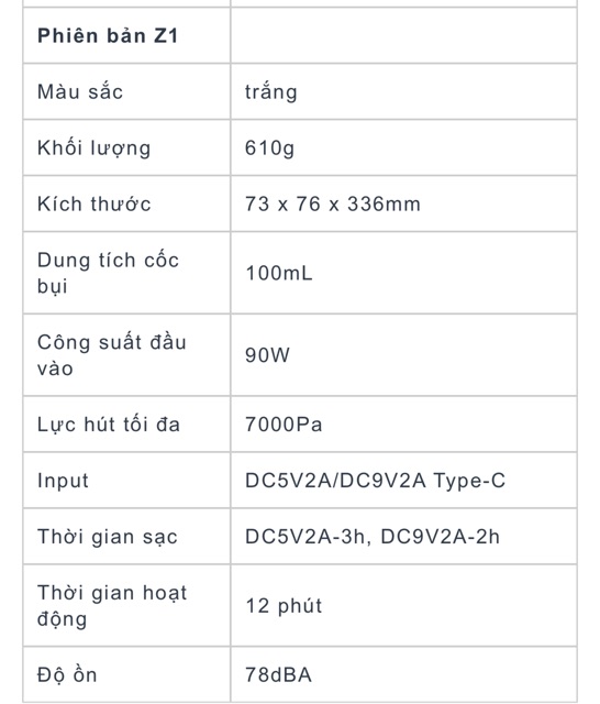 Máy hút bụi ô tô cầm tay Xiaomi shunzao Z1 / Z1 pro | BigBuy360 - bigbuy360.vn