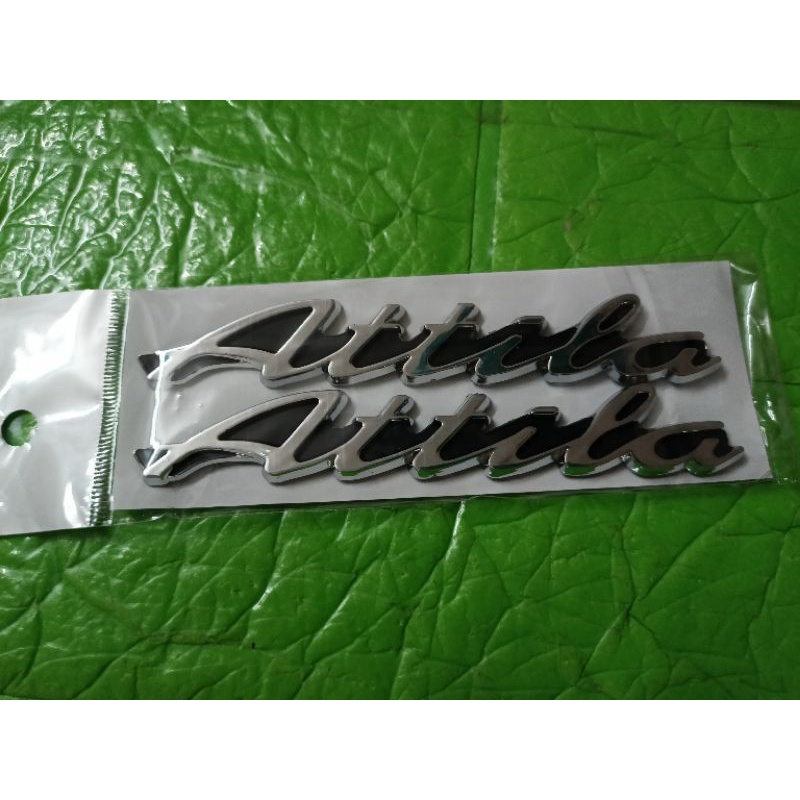 Cặp chữ nổi Attila cứng hàng theo xe loại mới