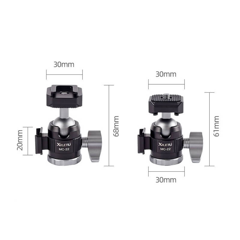 TRIPOD MINI VLOG CHO MÁY ẢNH XILETU MC22 + XT18