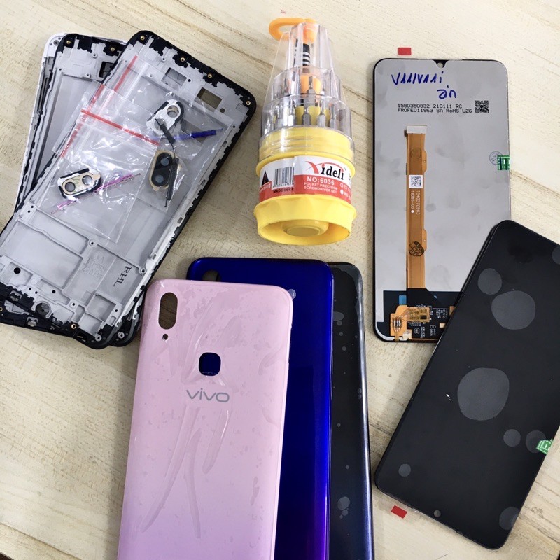 Combo Màn Hình + Bộ Vỏ Sườn ViVo V11i Zin Hàng Cao Cấp.(Tặng bộ ốc vít)