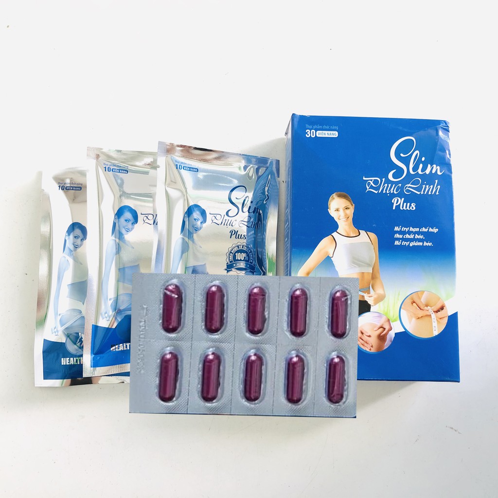 Viên giảm cân Slim Phục Linh Plus - Hộp 30 viên - Top1pharmacy