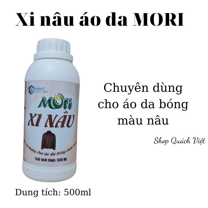 Chất làm sạch áo da MORI, giúp làm sạch vết bẩn trên áo da