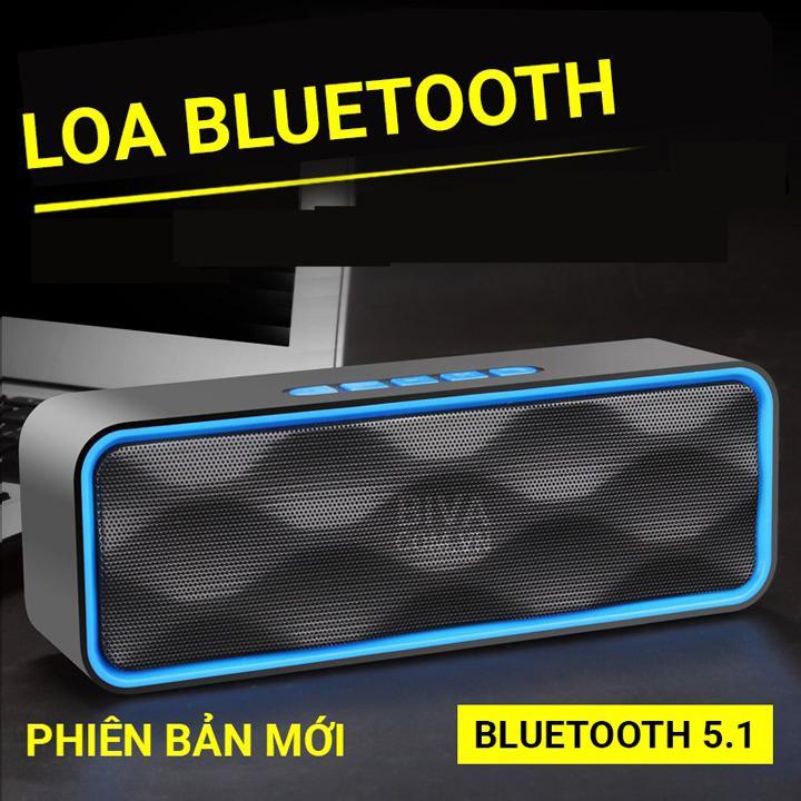 Loa Bluetooth SC211 Phiên BẢn Loa Kép Siêu Tiện Lợi - Âm Thanh Cao Cấp - Siêu Bền