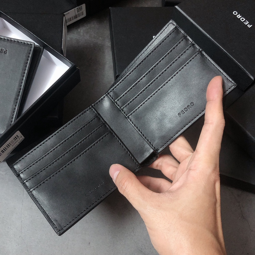 Ví ngắn Pe trơn sọc chéo v343