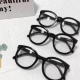 Gọng kính đen cổ điển mini B-Or
