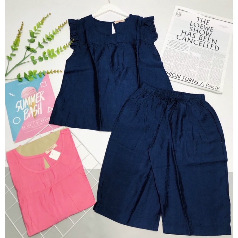 ĐỒ BỘ VẢI TƠ GÂN MÁT