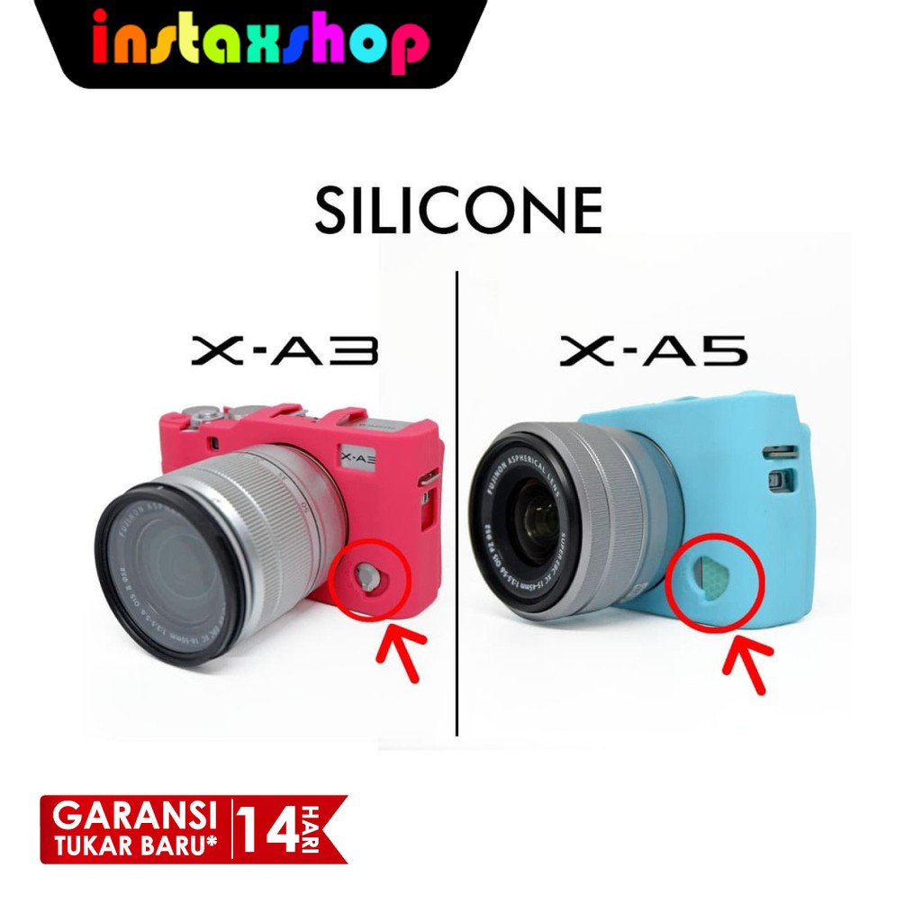 Fujifilm Vỏ Silicon Bảo Vệ Máy Ảnh Fujifilm Xa5 / Xa10 X-a3 X-a10 Xa3 Xa10 5