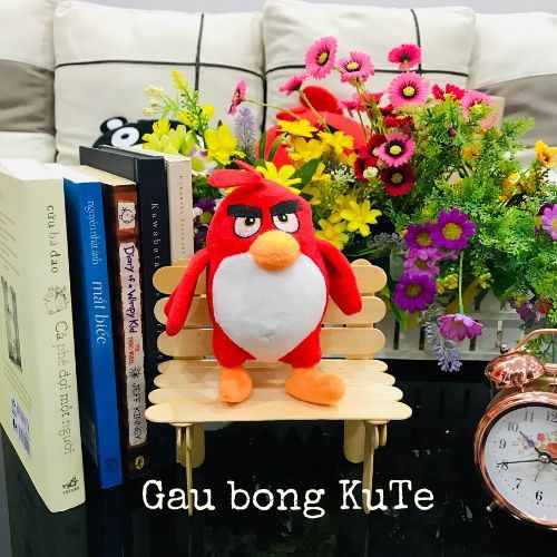 Gấu bông chim Angry bird móc khóa