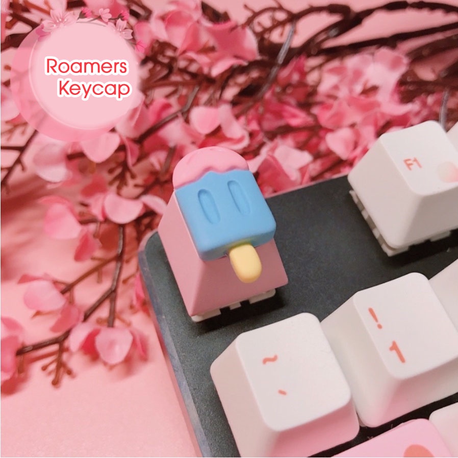 Keycap lẻ Mây Cầu Vồng Hồng Hy Vọng May Mắn R4 Xuyên Led