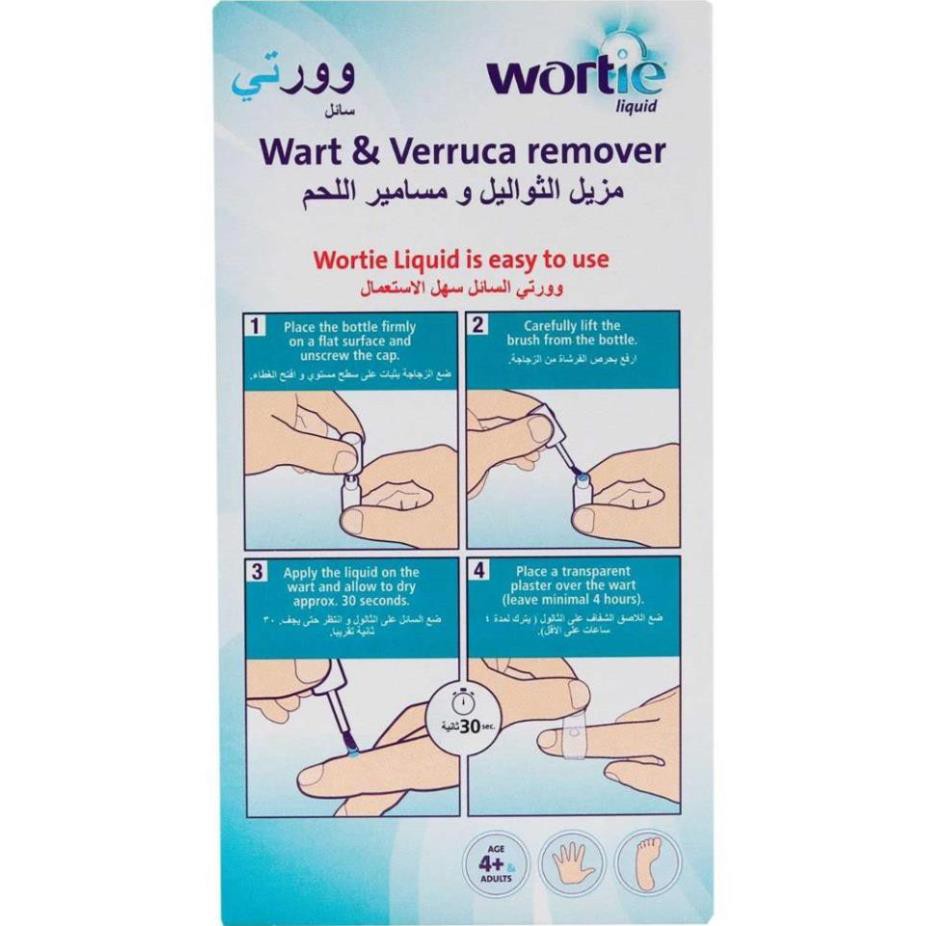WORTIE – KEM NGỪA MỤN CÓC, MỤN CƠM – 5ML - HÀ LAN | BigBuy360 - bigbuy360.vn