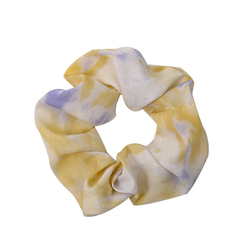 Dây Cột Tóc Chiffon Nhuộm Màu Thời Trang Cho Nữ