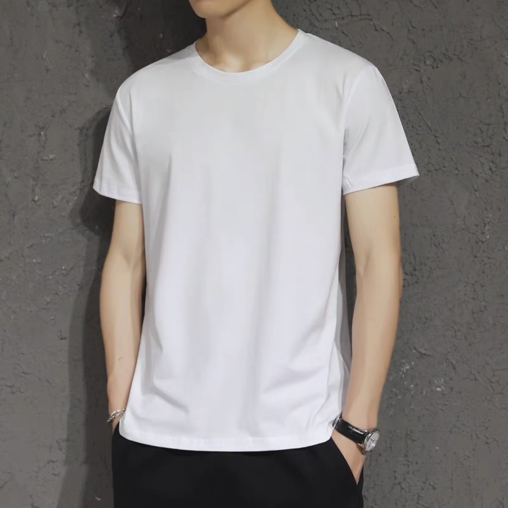 Áo ThunÁo Phông Trơn Nam Nữ Tay Lỡ Cotton 100% oversize form rộng 5 màu ,mặc thoáng mát thấm hút mồ hôi