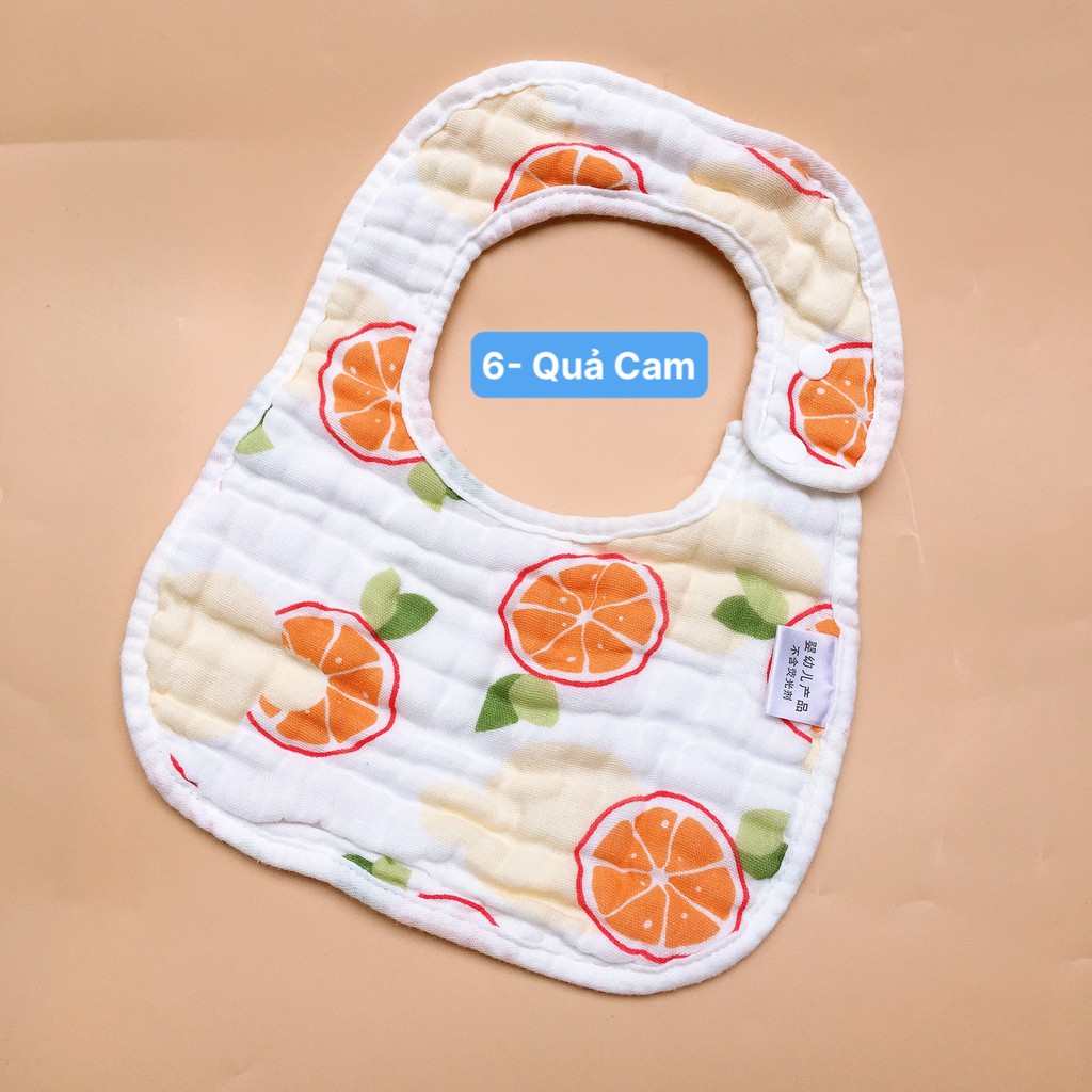 Yếm xô 8 lớp hình chữ U dành cho bé siêu mềm mịn và đáng yêu