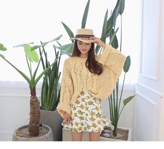 Mũ cói Gaucho uzzang rua thổ cẩm